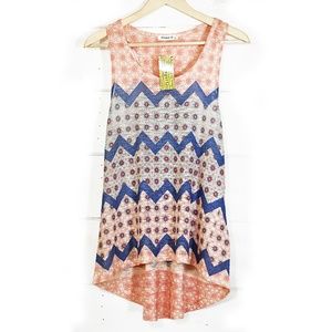 NWT! Printed Tank Top Size Large